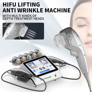 Hög intensitet Fokuserad ultraljud 7D HIFU FASITAL LIFTING WRINkle Removal Machine 7 Patroner HIFU-behandling för kropps- och ansiktshud åtstramande anti-aging-maskin