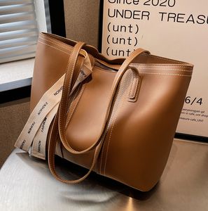 HBP Outdoor-Einkaufstasche, Mode-Handtasche, einfarbig, Design, PU, große Kapazität, Damentasche