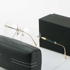 Neue heiße Büffelhorn Sunglass Frames für Männer Frauen Business Freizeit Modeaccessoires MABACH Luxus Elfenbein Arme 24K Überzug blau rosa Linsenglas