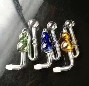 Smoking Pipe Mini Hookah glass bongs Colorful Metal Shaped Multi Bend Charge Hulu Shaoguo