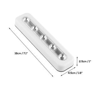 Wall Lamps 2023 5X Bright Battery Operated Bulb Stick On Push Strip Lights Kitchen Shed WH 622