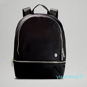 lu backpack city basit düz renkli öğrenciler kampüs açık çantalar genç shoolbag Kore trend backpacks eğlence seyahat çantası