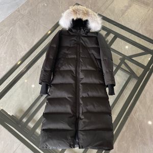 Designer Puffer Canadian Mystique Coyote Fur Winter Thickened Womens Extra Hooded Coat Long Parka Down Jacket 3035L Waterproof 994