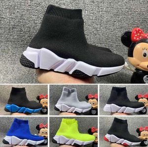 2020 Bütün Satın Çocuk Kid Çorap Ayakkabıları Vetements Crew Runner Trainers ayakkabıları Çocuklar High High Sneakers Boot 9562ess