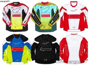 T-shirts masculinos 2023 New Spring e Autumn Motorcyc Cycling Rouching Racing Downhill Jersey personalizada com o mesmo STIL 4123