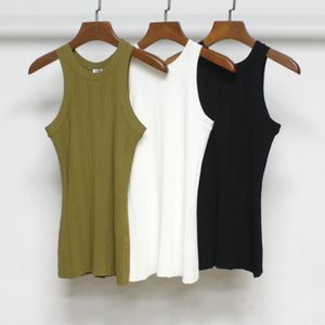 Totem Women Crew Neck Seamless Ribbed Vest