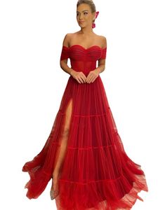 Off ramię wieczorne sukienki Luksusowe luksusowe celebrytki Elegancka suknia balowa dla kobiet