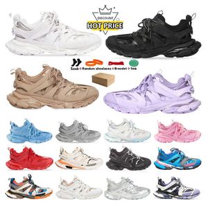 Designer Casual Shoes Track 3.0 Sneakers Luxury Brand Trainers Triple Black White Pink Blue Orange Yellow Tess.S. Gomma spårar män Kvinnor Sportskosstorlek 35-46 TS1