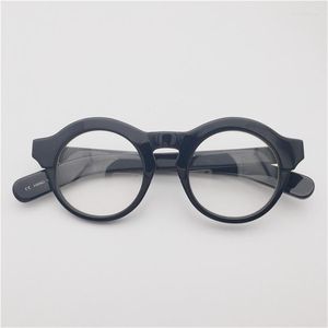 Sonnenbrille Vazrobe Schwarz Brillengestell Männlich Runde Lesebrille Herren Anti Blaureflexion Dicke Brille Rezept Vintage Nerd
