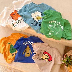 Tshirts Summer Children Children's Clothing Boys TShirts for Girls Kids Sweatshirt Girl Short Sleeve 230412