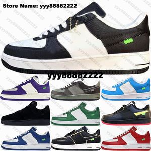 Lässige Herren -Trainer Größe 12 Sneaker Schuhe Monogramr Airforce1 zwingen einen niedrigen Designer US12 Big Running Braun Damier Azur US 12 Air Af1s Black Women EUR 46