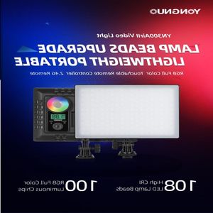 Freeshipping RGB LED Kamera Video Işık Şarj Cihazı Fotoğrafı Işık AC Adaptörü WBWTV