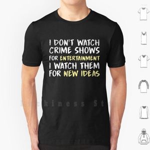 メンズTシャツ犯罪ショーシャツ6xlコットンクールティーユーモア面白いプレゼント