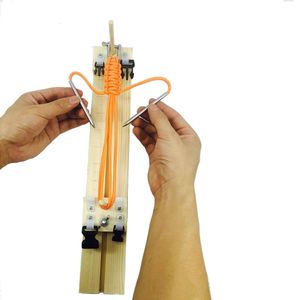 Kletterseile Adler Paracord Armband Armband Strickwerkzeug DIY Jig Set Einstellbare Seilwebmaschine Plattform 230411