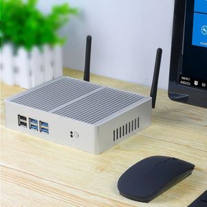 Бесплатная доставка Intel Core i3 7100U i5 7200U i7 4500U Мини-ПК Windows 10 Неттоп 4K HTPC Офисный компьютер HD-MI VGA 4x USB30 2x USB20 WiFi Eukt