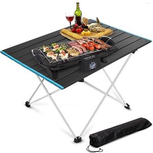 Camp Furniture Camping Folding Roll Tables Picnic Foldable Large Size Desks Outdoor Recreation Kitchen Tourist Travel Supplies