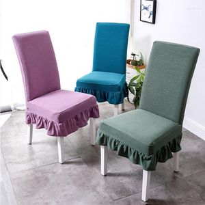 Chair Covers Jacquard Fabric Cover Universal Size Most Wedding Office Seat Slipcovers For Dining Room Home Decor