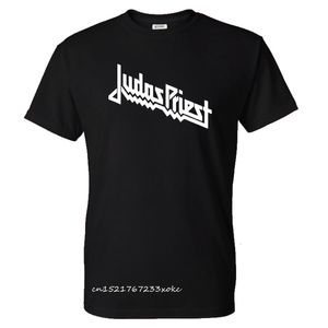 Erkekler s tişörtler Yahudi rahip baskılı tişört ünlü müzik grubu sokak kıyafetleri erkekler 100 pamuklu tişört ağır metal t shirt spor üstleri giyim 230411