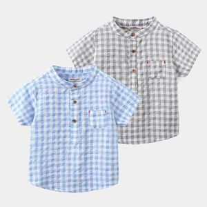 T-shirts High quality children's T-shirt Summer Boys and Girls Stripe Print 100% Cotton Children's Polo Top Children's T-shirt Clothing Children's Clothing 230412