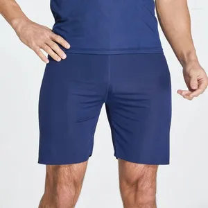 Indumenti da notte da uomo Pigiama sottile senza cuciture Pantaloncini freschi casual Vestibilità ampia Mutandine inferiori per sport domestici Roupa De Dormir Masculina Abbigliamento da notte