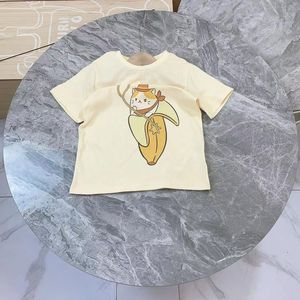 T-Shirts Yaz Çocuk T-Shirt Mektubu Baskı T-Shirt Anime Karikatür Günlük Elbise Çocuk Kız Erkekler Top T-Shirt 230412