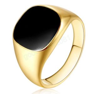 Anello di dito in argento oro vintage oro d'argento vintage gollo classico fidanzato gioiello di lusso regalo maschio anello maschio
