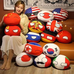 Favor de festa 10 cm Country Ball Toy Plush Pingente Polandball Boneca Countryball URSS EUA FRANÇA RÚSSIA REINO UNIDO JAPÃO ALEMANHA ITÁLIA2869