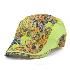 Beret 2023 Wiosna i lato damskie moda koronka beret dziewczyna urocza sboy cap woman wysokiej jakości bawełniany bluszczowy kapelusz 55-60 cm