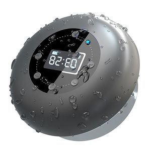 Freeshipping Waterproof Bluetooth Prysznic Bezprzewodowy przenośne głośniki Bluetooth z radiem radia FM Sucker Bass Basspeaker Ubuxc