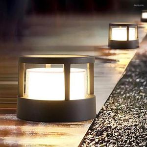 Waterproof Landscape Courtyard Deck Post Pillar Light 12W Outdoor Garden Column Villa Pathway Fence Lamp