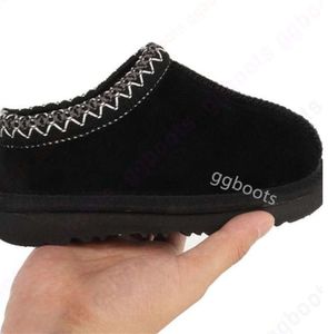 Crianças botas uggskid Tasman Tazz Chinelos Bebê Castanha Slides Pele De Carneiro Ultra Mini Bota De Neve Inverno Mules Lã Meninos Meninas Tornozelo Pele UG 6632ESS