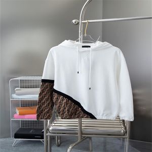 Ny AOP Jacquard -brev stickad tröja under hösten / vintern förvärvande stickmaskin E Anpassad jnlarged detalj Crew Neck Cotton Designer Hoodies H66F4