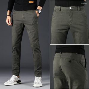 Men's Pants 2023 Spring Summer Autumn Casual Men Cotton Slim Fit Thin Chinos Fashion Trousers Male Brand Clothing Plus Size 28-38