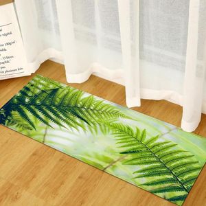 Halılar Mutfak Halı Yatak Odası Giriş Puafat Banyo Anti-Slip Mat 3d Çiçek Ağacı Koridor Zemin Dekorasyon Oturma Odası Halı