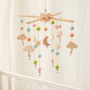 Rattles Mobiles Arrival Baby Crib Toy Music Educational Toys Rotating Bed Bell Windup Children Room Hanging Decorations 230411