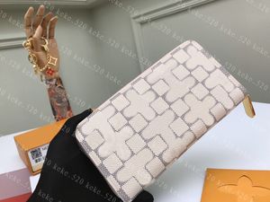 Unisex Fashion Casual Designer Luxury Zippy Coin Purse Vertical Wallet Credit Card Holders Key Pouch TOP Mirror Quality N63076 N63503 Business