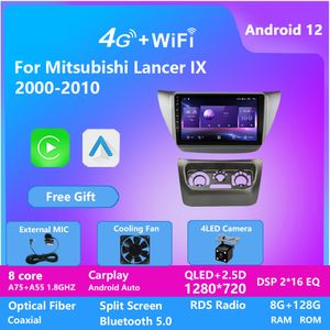 8-Core Android 12 GPS Auto DVD Video Player für Mitsubishi LANCE IX 2006-2010 Audio System Multimedia BT 4G DSP