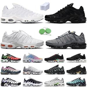 Plus Tn Tns Mens Running Shoes Sneaker Toggle Lacing Triple White Red Black Unity Fire Ice Metallic Silver Oreo Hyper Sky Blue Men Women Trainers Sports Sneakers 36-46