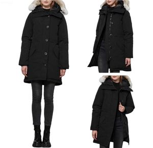 Damen Daunenparkas Goose Damen Daunenjacke Parkas Elegante Damen Winter Mittellange Jacken Mit Kapuze Echter Wolf Pelzkragen Mäntel Verdickt Wattiert Warm Plus Size 3xl c 1zuv