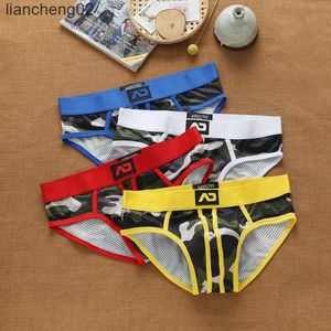 Underpants Dropshipping Men Underwear Male Underwear Bikini Pants Low-rise Men Underwear Comfortable Breathable Briefs W0412