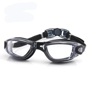 Goggles Summer Женщины Мужчины, плавающие очки, миопия, профессиональные очки для дайвинга против туманного диоптера прозрачный линз очки с пластиковой коробкой 230411