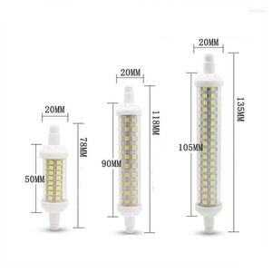 Лампочки Lamparas Dimmable R7S Светодиодная кукуруза 78 мм 118 мм 135 мм 189 мм свет 2835 SMD Bulb 20 Вт 30 Вт заменить галогенную лампу Bombillasled