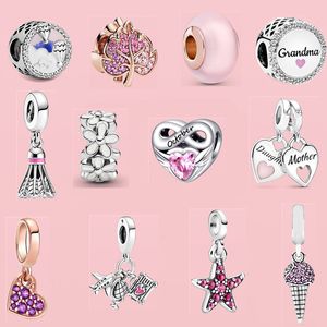 women Birthday Gift Jewelry Accessories Charms pendants Love Horse Cross Luxury Party Jewelry DIY fit Pandora Bracelet with Original box