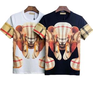 Designer T Shirt Letter Print Round Neck Short Sleeve 100% Pure Cotton High Quality Fashion 3d Summer Casual Tees Shirts For Men W307U