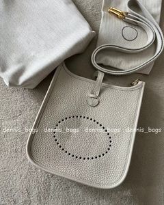 25cm Shoulder Bag Crossbody Bags for Women Fashion Luxury Designer Handbags Totes Leather Solid Color Large Brown Black Ladies Mini Messenger Purses