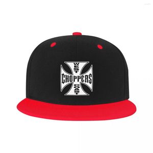 Caps de bola personalizados Costa oeste Cruz Choppers Baseball Cap Mulheres homens Snapback Snapback Hip Hop Hat Sports