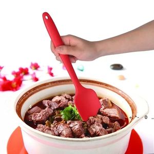 Kek araçları gıda sınıfı çubuk olmayan tereyağı pişirme silikon spatula set kurabiye pasta sıyırıcı pişirme spatula silikon spatula