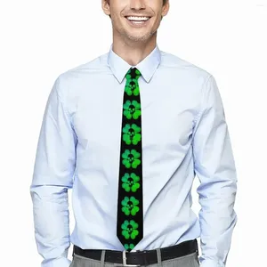 Bow Ties Skull Leaf Print Tie Shamrock Daily Wear Neck Men Retro Casual Nathtie Accessories Great Quality Graphic Collar