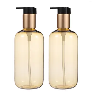 Storage Bottles Shampoo Conditioner Body Wash Dispenser Lotion Press Bottle Travel Containers Silicone Empty