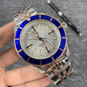 Top AAA Bretiling Luxury Watch Two Tone SUPEROCEAN HERITAGE 57 B20 Automatic Mechanical Movement Swiss Watch Stainless Steel Floding Clasp Men AIR Wristwatch 446